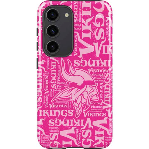 NFL Minnesota Vikings - Blast Pink Galaxy S23 Pro Case