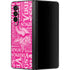 NFL Minnesota Vikings - Blast Pink Galaxy Z Fold3 5G Skin