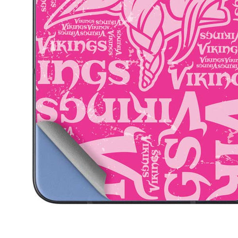 NFL Minnesota Vikings - Blast Pink Galaxy Z Fold5 5G Skin