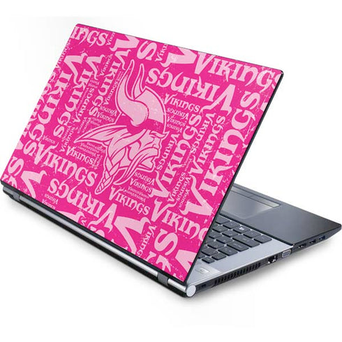 NFL Minnesota Vikings - Blast Pink Generic Laptop Skin