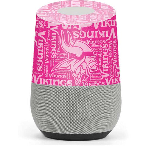 NFL Minnesota Vikings - Blast Pink Google Home Skin