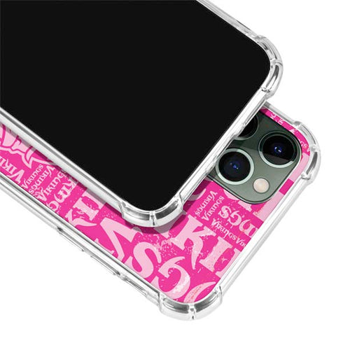 NFL Minnesota Vikings - Blast Pink iPhone 11 Pro Max Clear Case