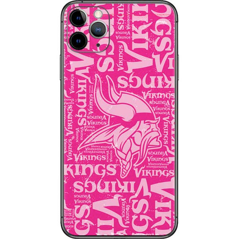 NFL Minnesota Vikings - Blast Pink iPhone 11 Pro Max Skin