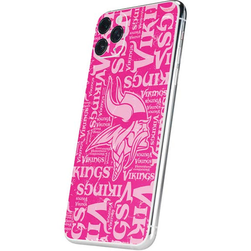 NFL Minnesota Vikings - Blast Pink iPhone 11 Pro Max Skin