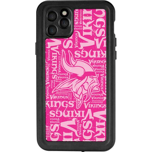 NFL Minnesota Vikings - Blast Pink iPhone 11 Pro Max Waterproof Case