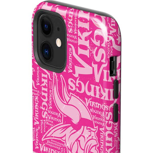 NFL Minnesota Vikings - Blast Pink iPhone 12 Impact Case