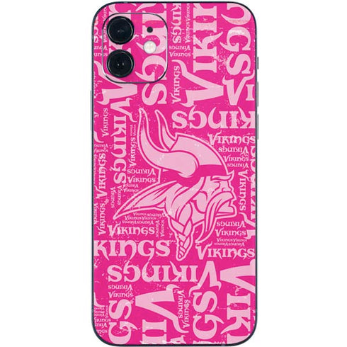 NFL Minnesota Vikings - Blast Pink iPhone 12 Skin