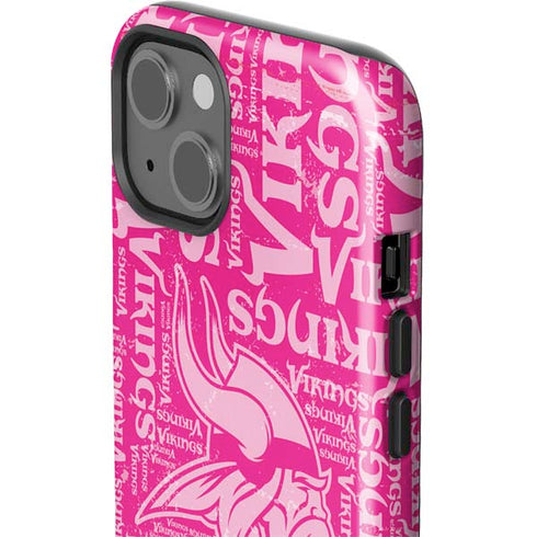 NFL Minnesota Vikings - Blast Pink iPhone 15 Impact Case