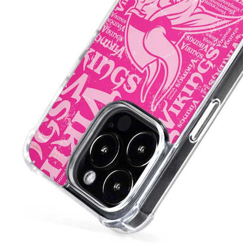NFL Minnesota Vikings - Blast Pink iPhone 15 Pro MagSafe Case