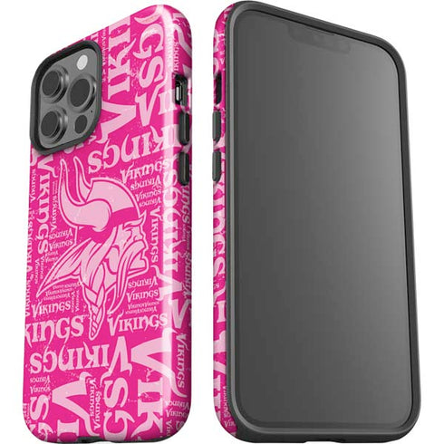 NFL Minnesota Vikings - Blast Pink iPhone 15 Pro Max Impact Case
