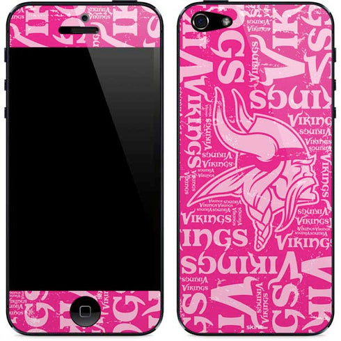NFL Minnesota Vikings - Blast Pink iPhone 5/5s/5SE Skin