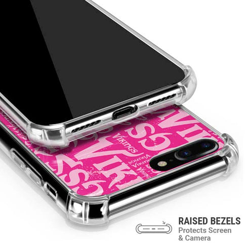 NFL Minnesota Vikings - Blast Pink iPhone 7/8 Plus Clear Case