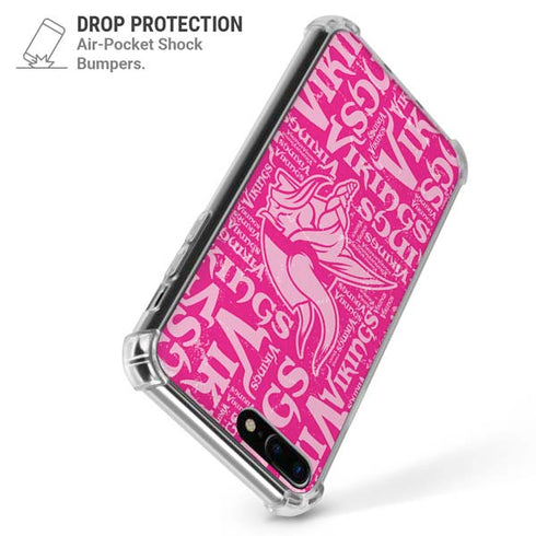 NFL Minnesota Vikings - Blast Pink iPhone 7/8 Plus Clear Case