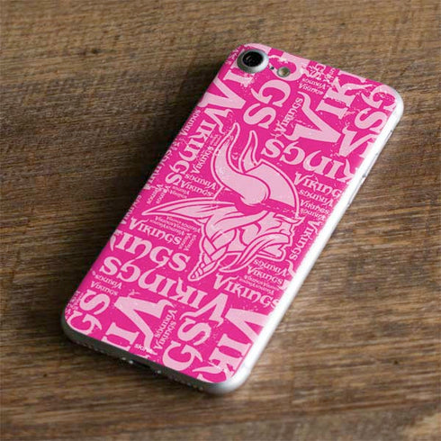 NFL Minnesota Vikings - Blast Pink iPhone 7 Skin
