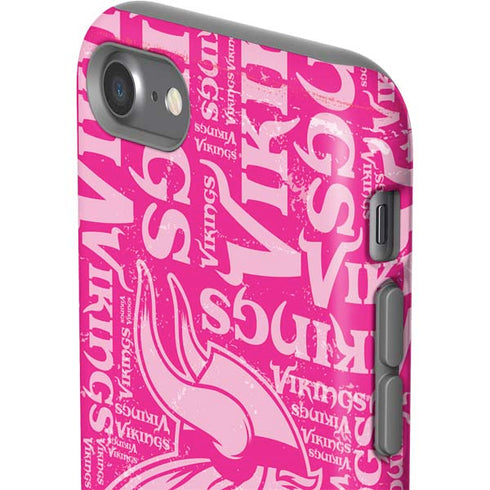 NFL Minnesota Vikings - Blast Pink iPhone SE (2nd & 3rd Gen) Pro Case