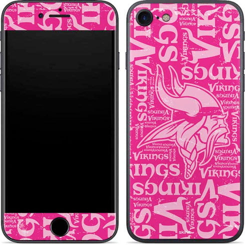 NFL Minnesota Vikings - Blast Pink iPhone SE (2nd & 3rd Gen) Skin