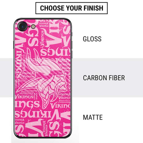 NFL Minnesota Vikings - Blast Pink iPhone SE (2nd & 3rd Gen) Skin