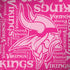 NFL Minnesota Vikings - Blast Pink iPhone X Skin