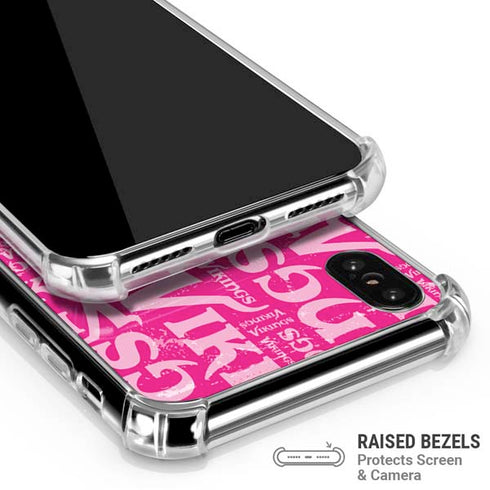 NFL Minnesota Vikings - Blast Pink iPhone X/XS Clear Case