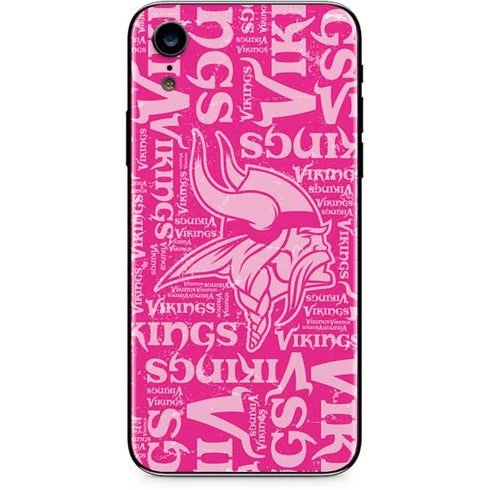 NFL Minnesota Vikings - Blast Pink iPhone XR Skin