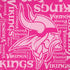 NFL Minnesota Vikings - Blast Pink iPhone XR Skin