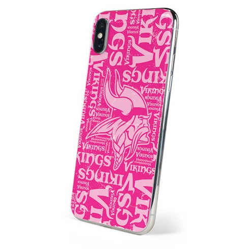 NFL Minnesota Vikings - Blast Pink iPhone XS Skin