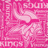 NFL Minnesota Vikings - Blast Pink iPhone XS Skin