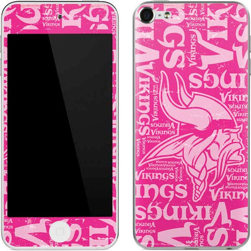 NFL Minnesota Vikings - Blast Pink Apple iPod Skin