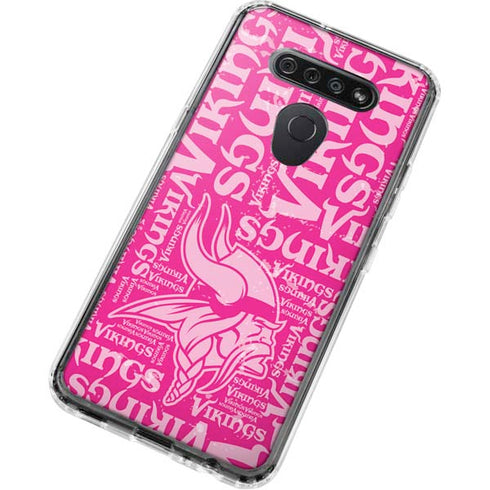 NFL Minnesota Vikings - Blast Pink LG K51/Q51 Clear Case