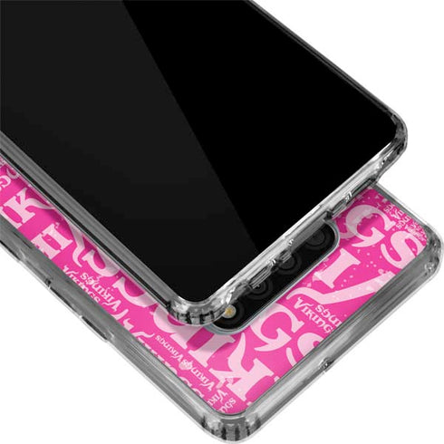 NFL Minnesota Vikings - Blast Pink LG Stylo 6 Clear Case