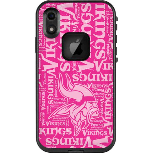 NFL Minnesota Vikings - Blast Pink LifeProof Fre iPhone Skin