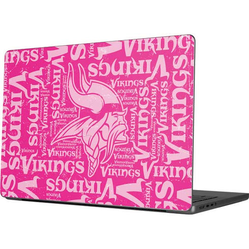 NFL Minnesota Vikings - Blast Pink MacBook Pro 14in (2021-24) Skin