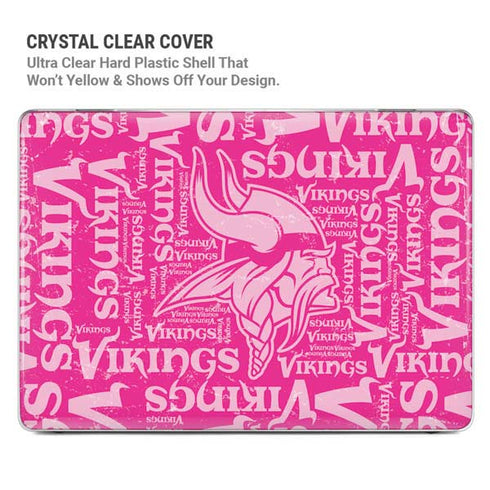 NFL Minnesota Vikings - Blast Pink MacBook Pro 15in (2016-19) Case plus Skin