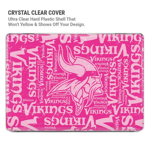 NFL Minnesota Vikings - Blast Pink MacBook Pro 16in (2021-25) Case plus Skin