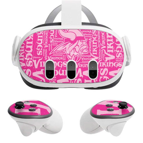 NFL Minnesota Vikings - Blast Pink Meta Quest 3 Skin