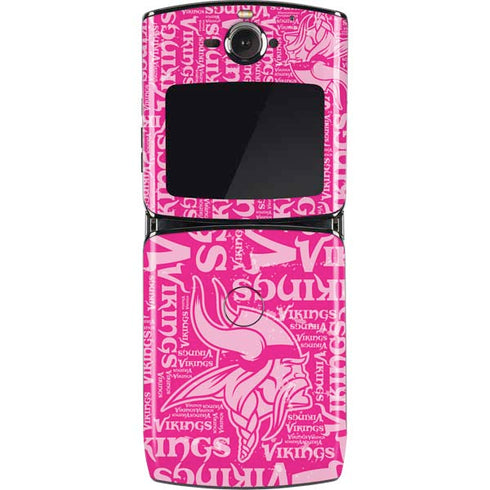 NFL Minnesota Vikings - Blast Pink Motorola RAZR Skin
