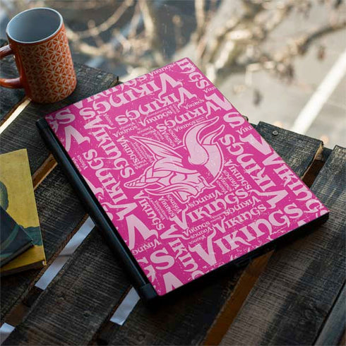 NFL Minnesota Vikings - Blast Pink MSI GS65 Stealth Laptop Skin
