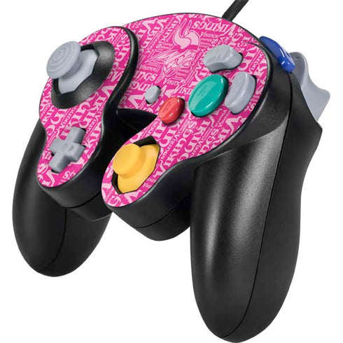 NFL Minnesota Vikings - Blast Pink Nintendo GameCube Controller Skin