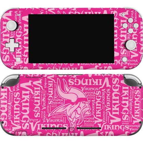 NFL Minnesota Vikings - Blast Pink Nintendo Switch Lite Skin