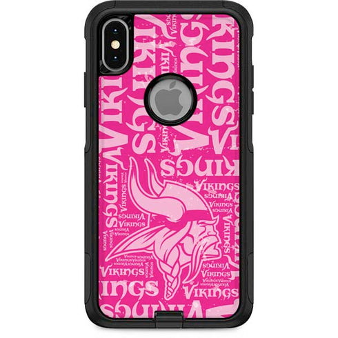 NFL Minnesota Vikings - Blast Pink Otterbox Commuter iPhone Skin