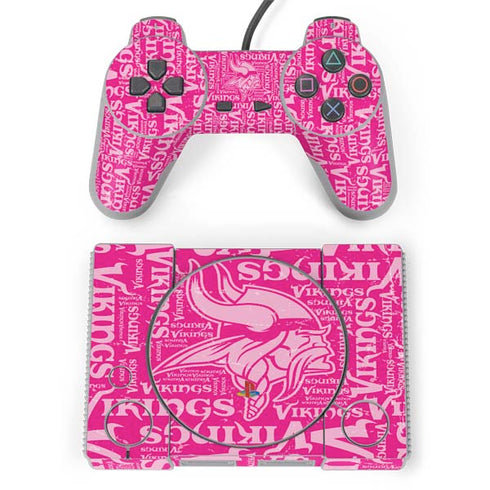 NFL Minnesota Vikings - Blast Pink PlayStation Classic Bundle Skin