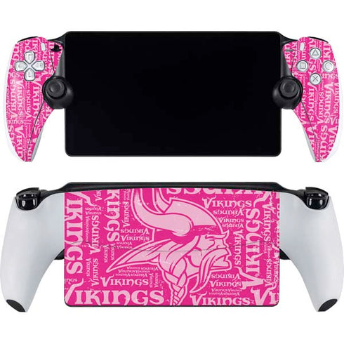 NFL Minnesota Vikings - Blast Pink PlayStation Portal Remote Player Skin