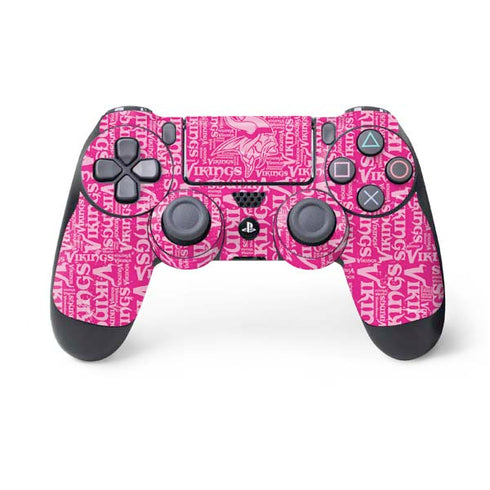 NFL Minnesota Vikings - Blast Pink PS4 Controller Skin