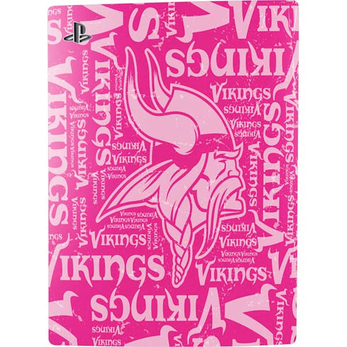 NFL Minnesota Vikings - Blast Pink PS5 Bundle Skin