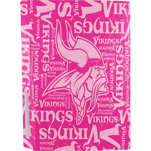 NFL Minnesota Vikings - Blast Pink PS5 Console Skin