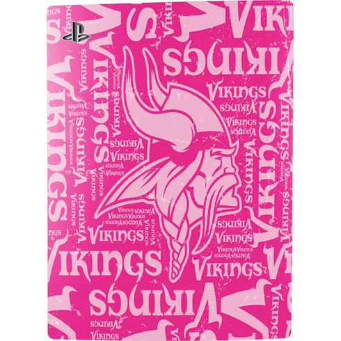 NFL Minnesota Vikings - Blast Pink PS5 Digital Edition Console Skin