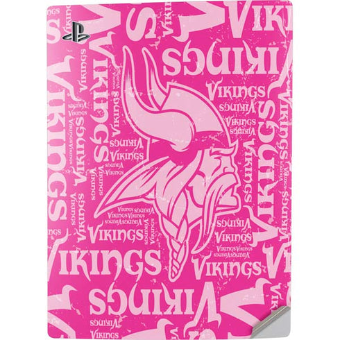 NFL Minnesota Vikings - Blast Pink PS5 Digital Edition Console Skin