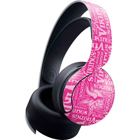 NFL Minnesota Vikings - Blast Pink PULSE 3D Wireless Headset for PS5 Skin