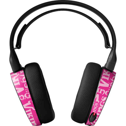 NFL Minnesota Vikings - Blast Pink SteelSeries Arctis 3 Skin