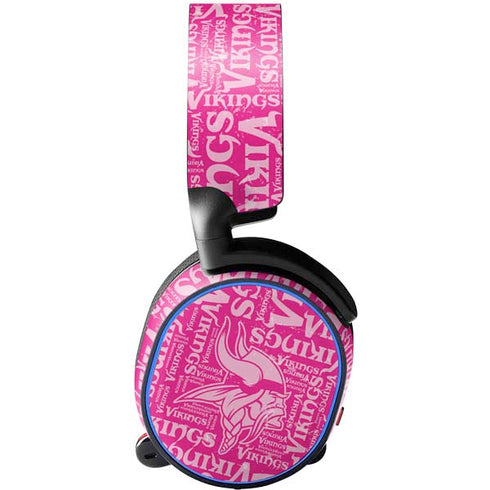 NFL Minnesota Vikings - Blast Pink SteelSeries Arctis 5 Skin
